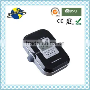 Portable Digital Big LCD PLL Alarm Clock Radio DC Operated thumbnail-1