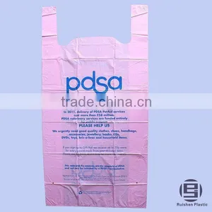 PDSA Biodegradable PE Printed Plastic Charity Bag For Collection thumbnail-1