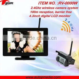 RV-5000WS Wireless Security Camera Systems With 5inch Digital Screen Monitor, Night Vision Camera thumbnail-1