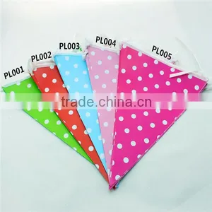 Wedding Party Decorative Flags Banners Birthday Baby Shower Paper Decoration thumbnail-6