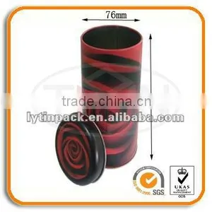 Round Flower Tea Tin Packaging thumbnail-1