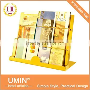Hotel Table Top Magazine Rack thumbnail-1