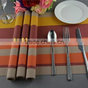 Manufacturers Selling Fashion Color Heat Insulation Pad High-grade Table Mat PVC Coasters Placemat Commodity thumbnail-3