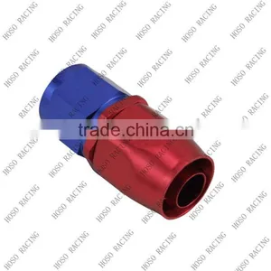 AN 10 Straight Aluminum Red and Blue Oil Cooler Hose Fitting thumbnail-4