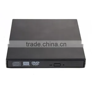 2016 Hot Sale External Black USB Slim 8x DVDRW DL DVD CD RW ROM Burner Writer Drive Optical All PC High Quality COMBO thumbnail-2