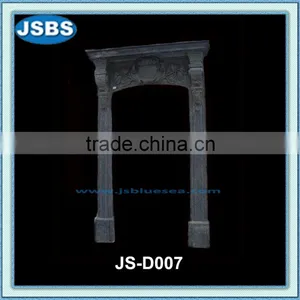 Black Stone Door Surround Statue thumbnail-1