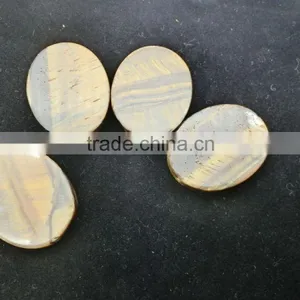 Natural Oval Shape Tiger Eye Cabachon Gemstone thumbnail-2