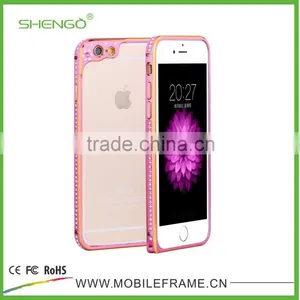 Crystal Diamond Metal Frame for IPhone 6 thumbnail-5