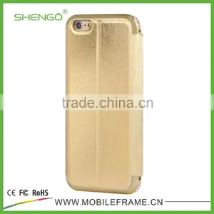 PU Leather Stand Wallet Protector Flip for IPhone 6Plus thumbnail-3