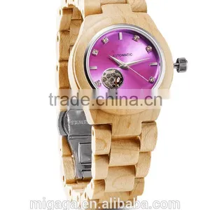 Best Selling 2016 Lovers Wooden Watch for Men Bamboo Women Wristwatch thumbnail-4
