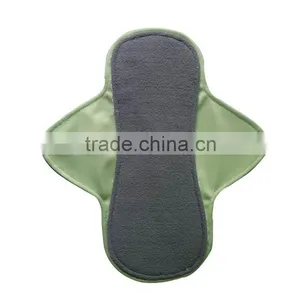 Washable Reusable Heathy Natural Charcoal Bamboo Women Using Sanitary Pads thumbnail-4