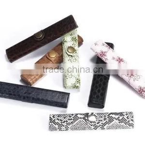 Handwork Folding Leather Glasses Eyewear Case Customize Logo thumbnail-4