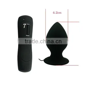 Medical Silicone Anal Plug New Style Pleasure Sex Toys With 7 Mode Vibration thumbnail-1