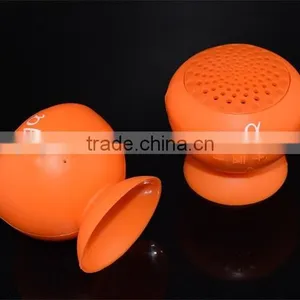 Silicon Mini Handfree Stereo Bluetooth Wireless Sucker Speaker for Mobile Phone thumbnail-2