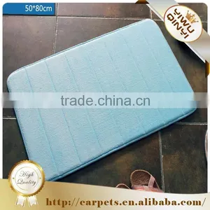 Anti-slip Pvc Polyester Memory Foam Bathroom Carpets and Rugs / Drawing Room Carpet Quality Choice thumbnail-4