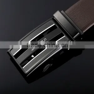 Factory Wholesale Fashion Automatic Buckle Genuine Leather Belt For Man thumbnail-3