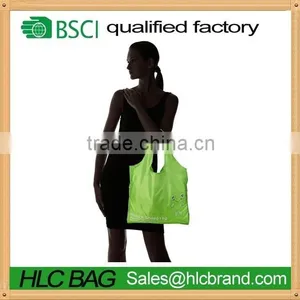 HL-PB185 Reusable Foldable Bag Shopping Tote Bag - Folded Into a Frog - Green thumbnail-4