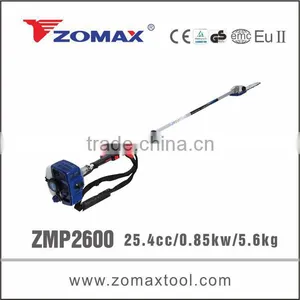 2014 ZMP2600 25.4cc 2-stroke Long Reach Gasoline Pole Saw With Tree Cutting Machine Price thumbnail-1