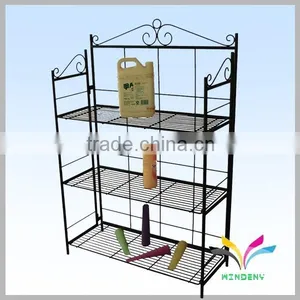 Factory Directly Cheap Custom Metal 2 Tiers Floor Stand Newspaper Display Rack thumbnail-5
