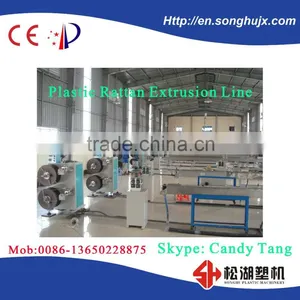 PP/PE/PVC Imitation Plastic Rattan Production Machinery For Furniture thumbnail-1