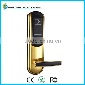 NEW TYPE GOLDEN COLOUR 35-55 MM DOOR THICKNESS ELECTRONIC MAGNETIC CARD LOCK thumbnail-1
