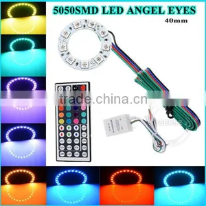 Most Popular Products 50mm DC12V Black PCB Full Circle Anegel Eyes 12v 5050 Smd 50mm Angel Eyes Led for Chevrolet Cruze thumbnail-4