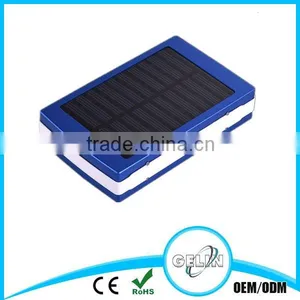 Waterproof Solar Power Bank 6000mah 10000mah 11000mah Are Available LED Flashlight Power Bank Case thumbnail-1
