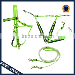 Endurance Soft PVC/TPUwebbing Horse Bridle and Halter Quality Choice thumbnail-5