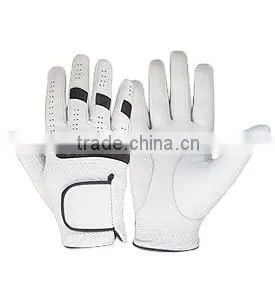 Costum Logo Classic Style Cabretta Leather Golf Gloves thumbnail-1