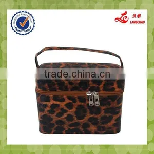 Wholesale Classical Promotional Fashion Case Make Up PU Cosmetic Bag thumbnail-3