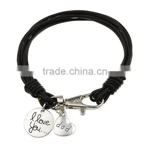 Custom Handmade Personalised Leather Bracelet Diy thumbnail-1