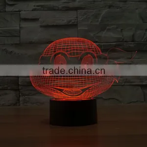 3D LED Lamp Light USB Teenage Mutant Ninja Turtles Colorful Night Light for Wedding Deco Innovative Christmas Gift Present thumbnail-1