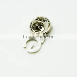 Promotional Gifts Hard Sliver Plating Letter Metal Pin Badge thumbnail-4