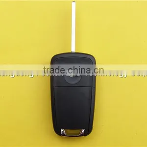 3 Buttons Chevy GM Remote Flip Key Blank Shell for Chevrolet Cruze Plip Key Case thumbnail-3