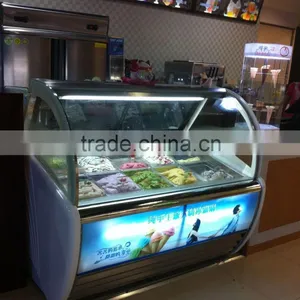 Ice Cream Freezer Showcase Ice Cream Display Fridge thumbnail-1