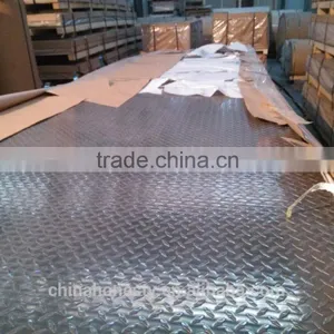 1050 1060 3003 Aluminum Diamond Plate for Truck Anti-Skip Plate thumbnail-3