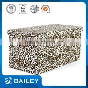 Home Decor Leisure Custom Folding Storage Ottoman Box thumbnail-1