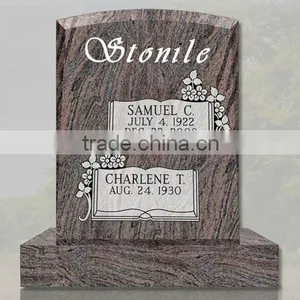 Black Granite Angel Headstone Hot Sale thumbnail-1