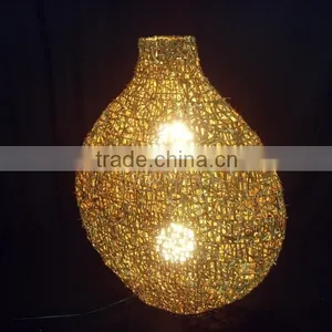 Modern Cane Table Lamp With On/off Switch on Cable thumbnail-5