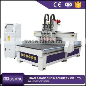 3/4 Head Pneumatic Tool-change CNC Router for Cabinet Door Cutting Engraving 1325 thumbnail-2
