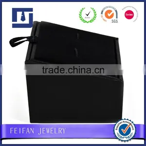 New Product Wholesale Customized Leather Cufflinks Box, Jewelry Box thumbnail-3