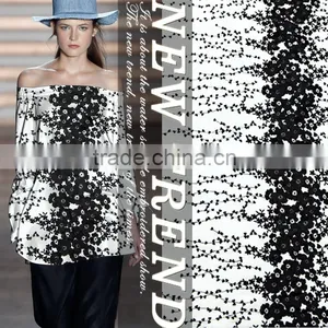 High Quality Chiffon Embroidery For Textile /Clothing/Curtain thumbnail-1