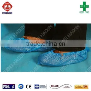 Disposable Waterproof Blue Cpe Shoe Cover, Shoe Protective Cover thumbnail-1