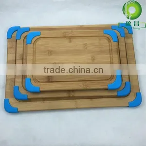 3pcs Bamboo Chopping Block With Silicone Feet thumbnail-1