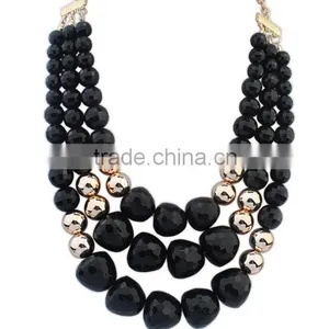 Factory Hot Fashion Choker Designs Necklace Wholesale Handmade Felt Necklace thumbnail-1