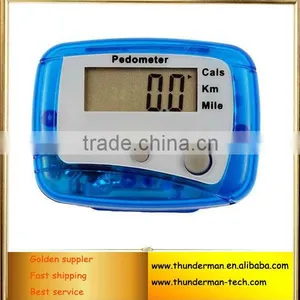 2 Buttons Colorful Digital Calorie Pedometer for Weight ,Calorie and Step Counter thumbnail-1