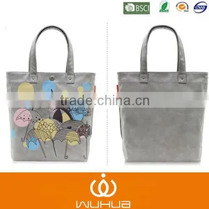 2015 Umbrella Pattern Printing Popular Canvas Shopping Handbag thumbnail-1