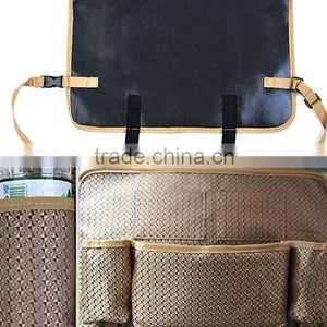 Custom High Quality Multifunction Jacquard Car Storage Bag and Car Back Seat Organizer thumbnail-3