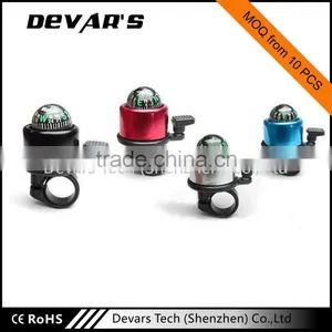 Wholesale Different Colors of Compass Small Bell LED Bicycle Front Light thumbnail-3