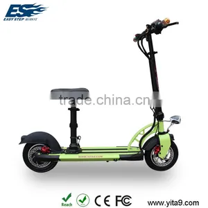 Remote Control Bluetooth 2 Wheel Self Balance Electric Scooter With Handlebar and Seat thumbnail-1